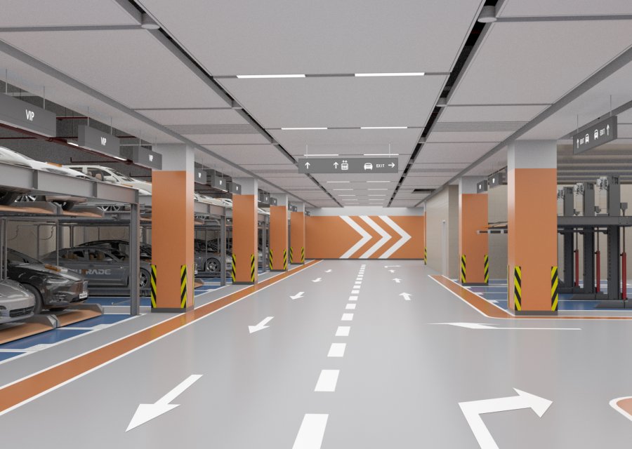 WHAT ARE THE COMPONENTS OF UNDERGROUND PARKING LIFT?
