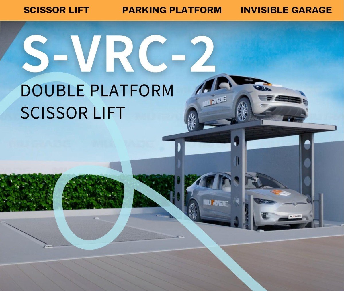 Introducing the S-VRC-2 Two-Platform Scissor Lift – Transform Your Underground Parking Experience