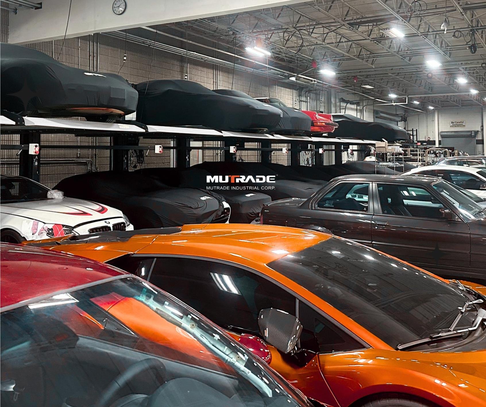 Reliable Parking Lift with Manual Unlock System