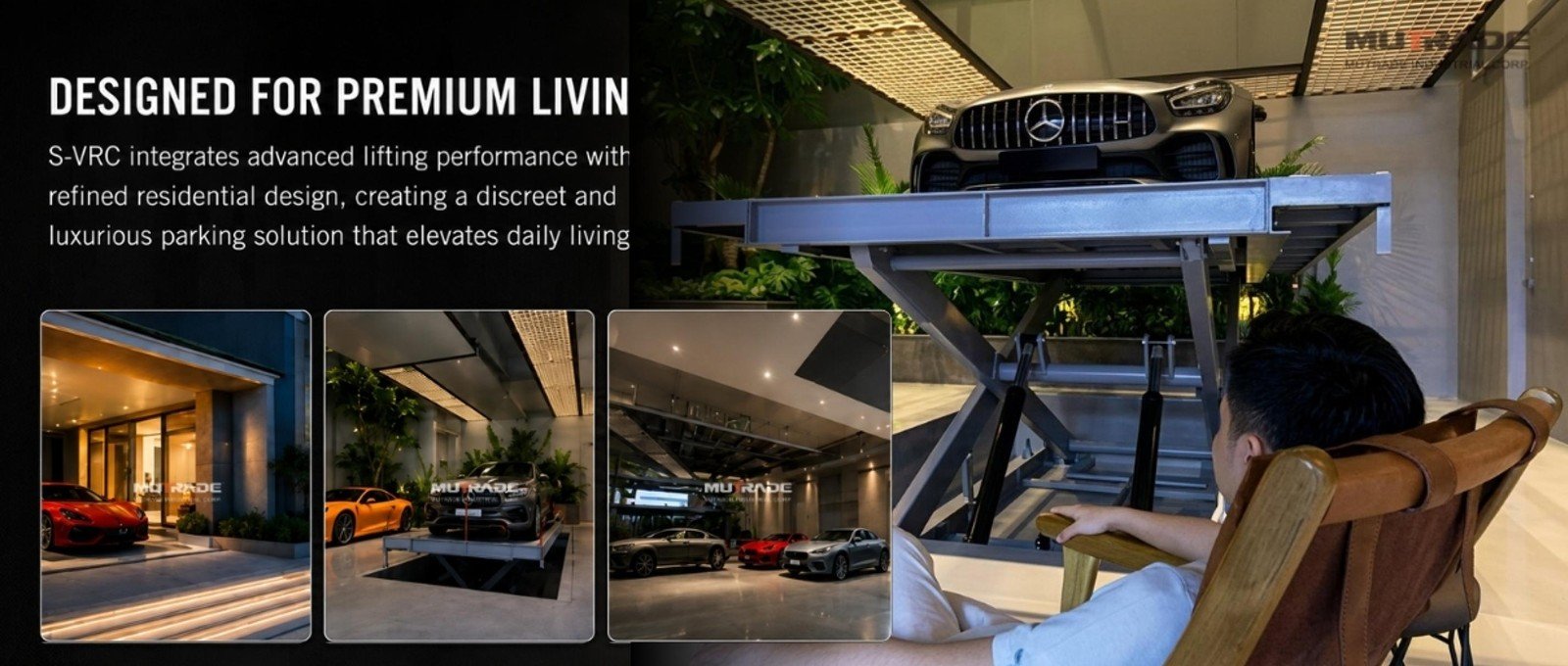 S-VRC Car Lift for a Private Luxury Garage in Vietnam