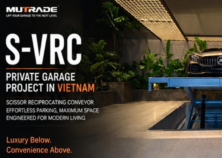 S-VRC Car Lift for a Private Luxury Garage in Vietnam
